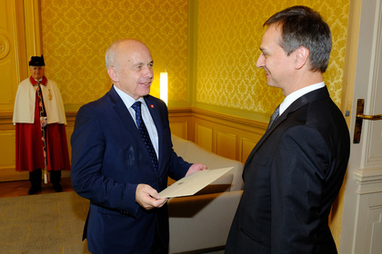 Новият посланик на България в Швейцария връчи акредитивните си писма